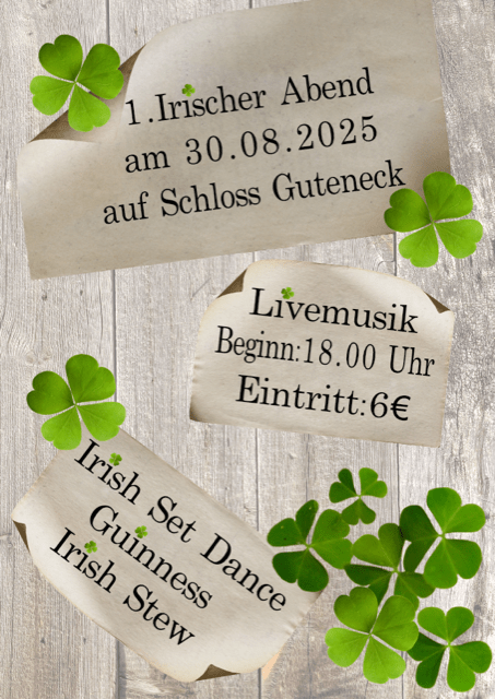 Schloss Guteneck•KeyVisual•2.Irischer Abend